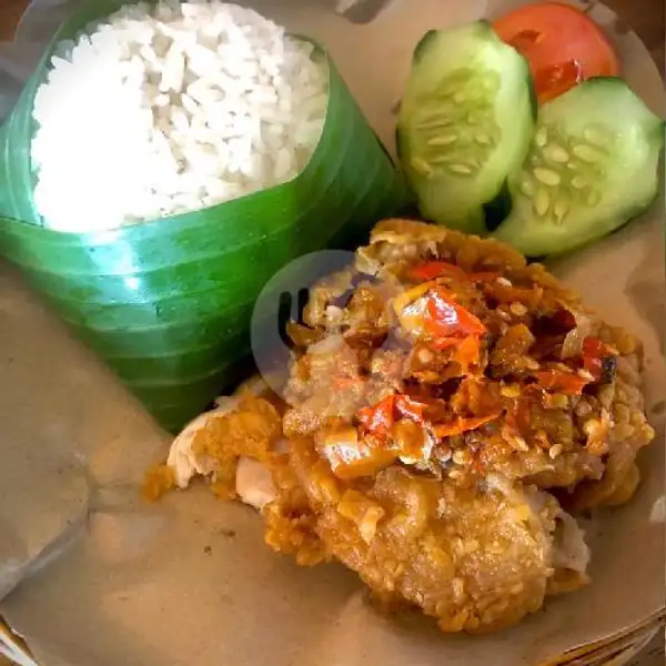 Ayam Geprek 15.000 + Es Teh | Warung Dethank You, Pulau Nias
