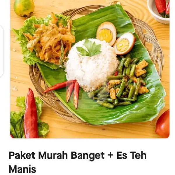 Paket Murah Banget+Es Teh Manis | Warteg New 2Putry