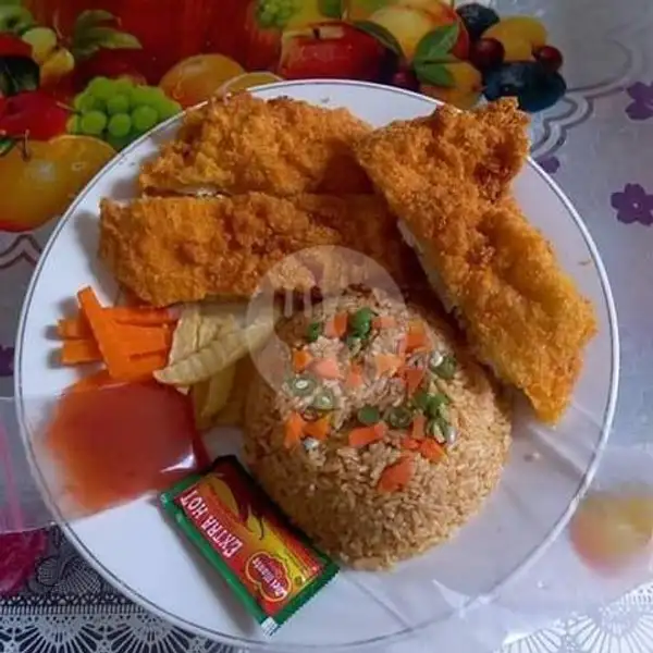 Paket Nasi Goreng Chicken Katsu Jumbo Bikin Kenyang | Nasi Goreng Santuy Kang Reren, Kenten