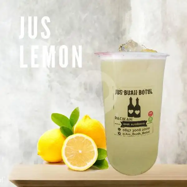 Jus Lemon (gelas) |  Jus Buah Botol, Tegalsari