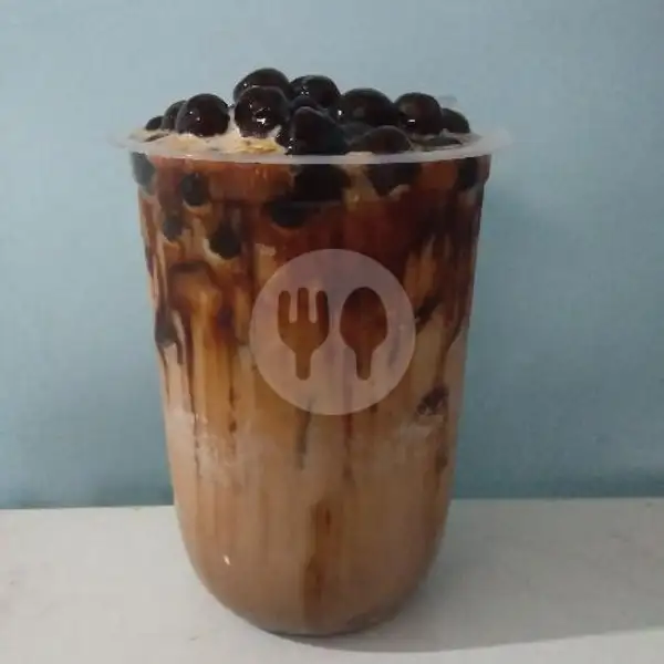 Es Brown Sugar Boba Coffee Latte Classic | Gado Gado 28, Cengkareng