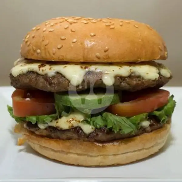 Double Beef Regular Mozarella | Burger Time, Bidar