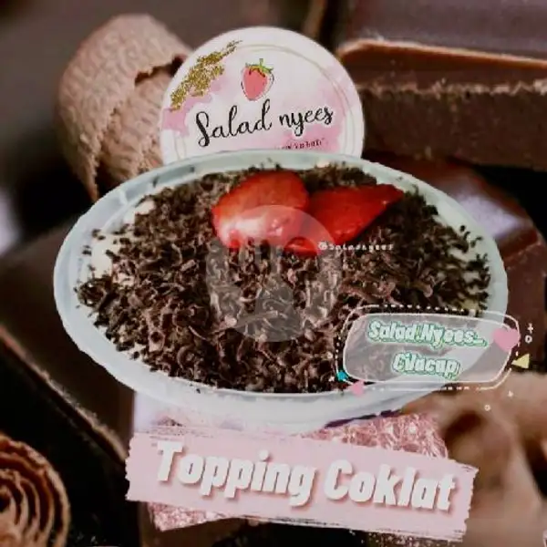 Topping Full Cokelat | Salad Buah By Salad.Nyees, Logawa Barat