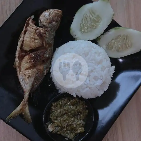 Ikan Selar Sambal Hijau + Nasi | ABZ Batam, Nagoya Garden Phase
