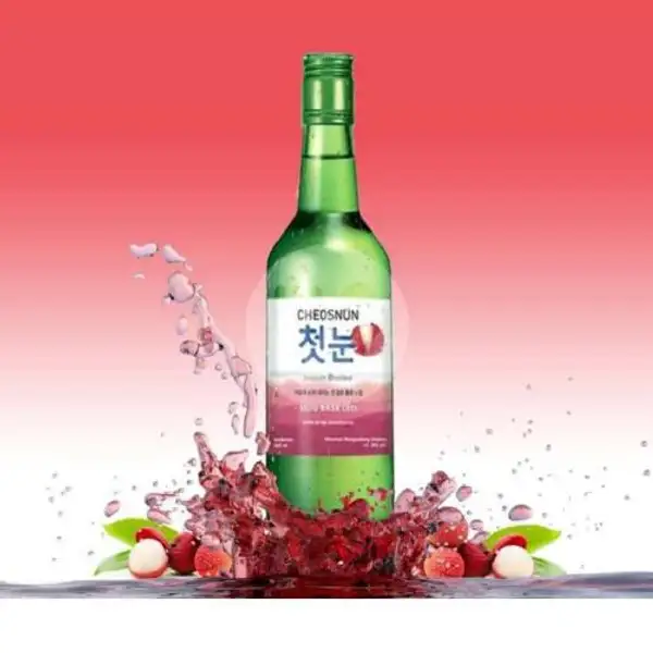 Soju Cheosnun Lychee + Free Yakult | Arnes Beer Snack Anggur & Soju