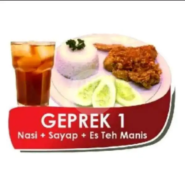 Paket Geprek 1 | Ayam Bakar JON-GIL, Sekneg Raya