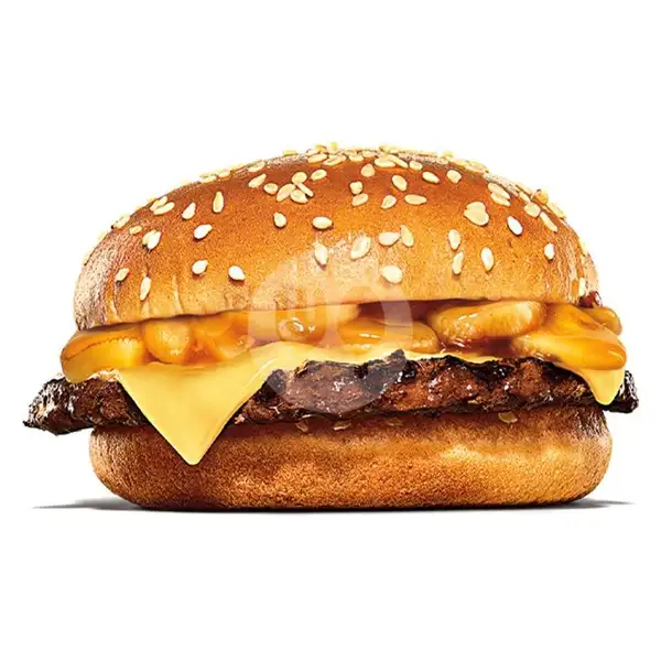 Mushroom Swiss XL Burger | Burger King, Harmoni