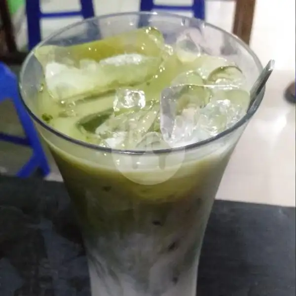 Green Tea Latte Ice | Mie Aceh Vona Seafood, Citra 7