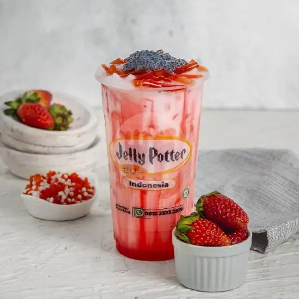 Strawberry Squash | Jelly Poter Sambiroto
