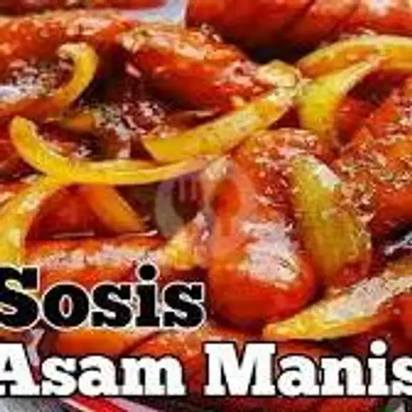 Sosis Isi 2pcs Sauce Asam Manis + Nanas | Ayam Geprek Farish, Tlogosari Kulon