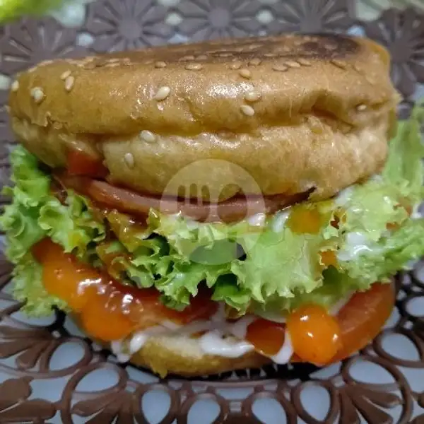 Mini Burger Original | Azka Sate Seafood & Sosis