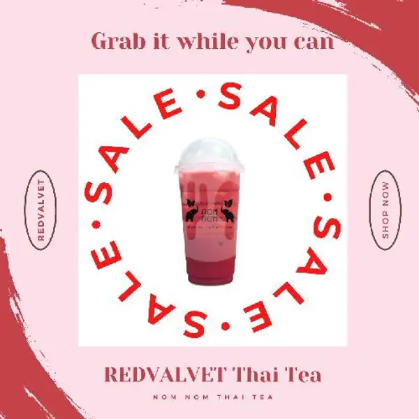 Thai Tea Redvalvet (Large) | Dada Donat Kentang Merpati