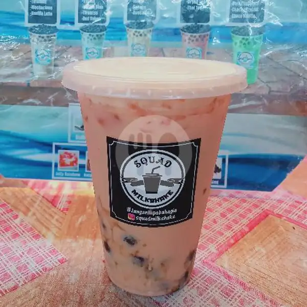 Milkshake Thai Tea + Boba | SQUAD Milkshake Puri Agung, Sei Beduk