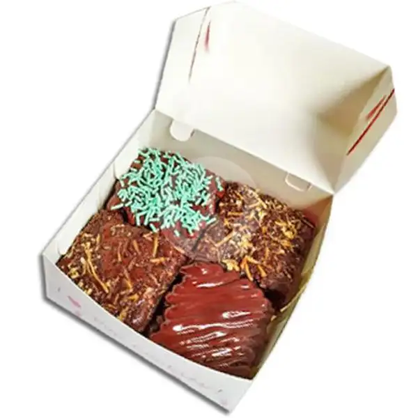 A Box Of 4 Brownies | Pop Cookies, Bekasi Selatan