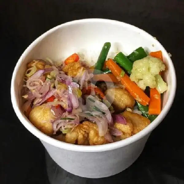 Rice bowl Ayam Sambal Matah | Pork Ribs Larzo Renon