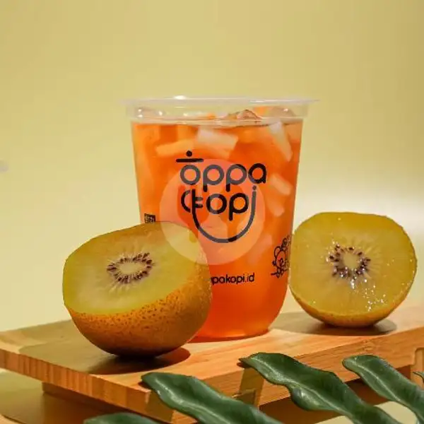 Iced Greentea - Kiwi Lemonade | Oppa Kopi, Rungkut