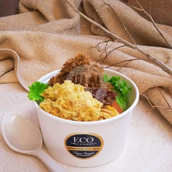 ( Mini ) Rice Bowl, Ayam Goreng Lengkuas, | ECO  KITCHEN Jln Tukad Melangit