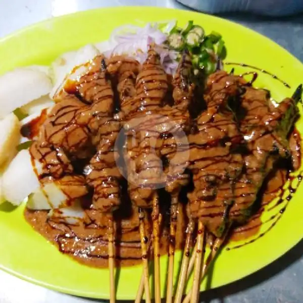 Sate Ayam + Lontong + Teh Obeng | Sate Madura Bang Rizky