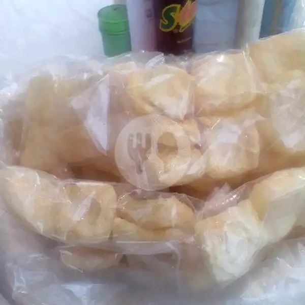 Kerupuk Jangek (kulit) | Warung Makan Fajri Ketupat Sayur, Ruko Duren Sawit