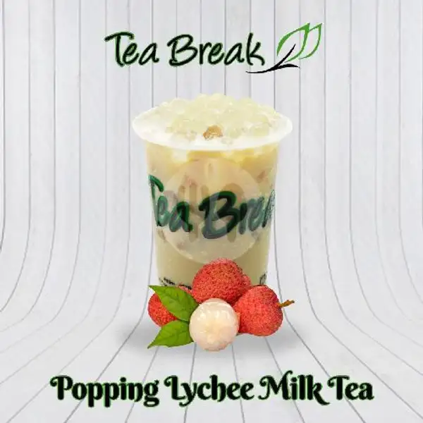 Popping Lychee Milk Tea | Tea Break, Malang Town Square