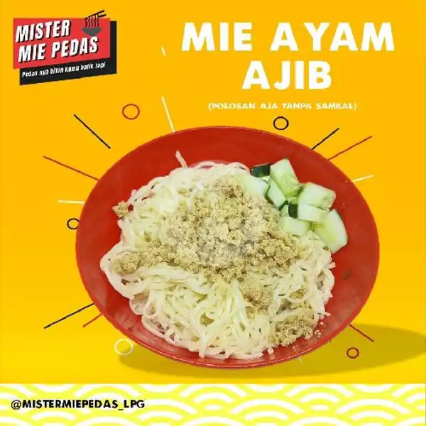 Mie Ayam + Es Teh | Mister Mie Pedas