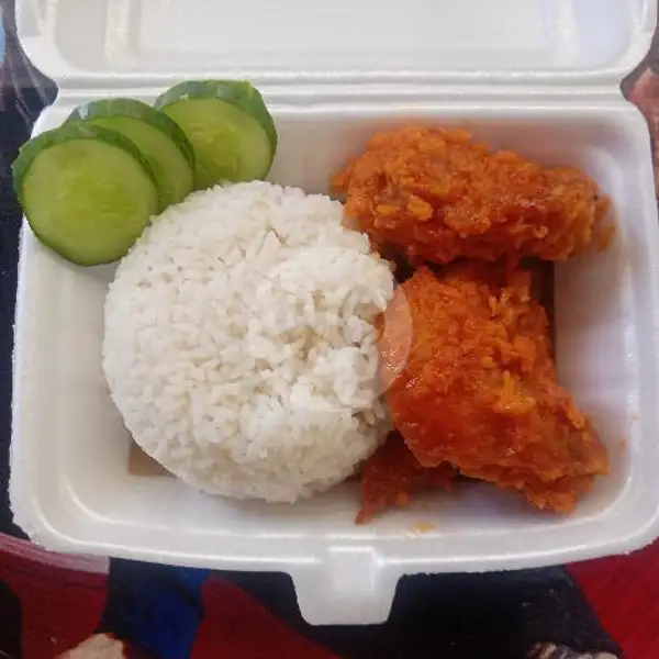 Paket Ayam Saus Pedas Manis + Es Teh | Ayam Geprek Ambyar