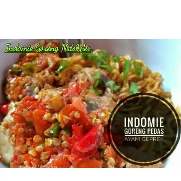 Indomie Goreng Pedas Ayam Geprek | Indomie Goreng N'Dower Bekasi, Rawalumbu