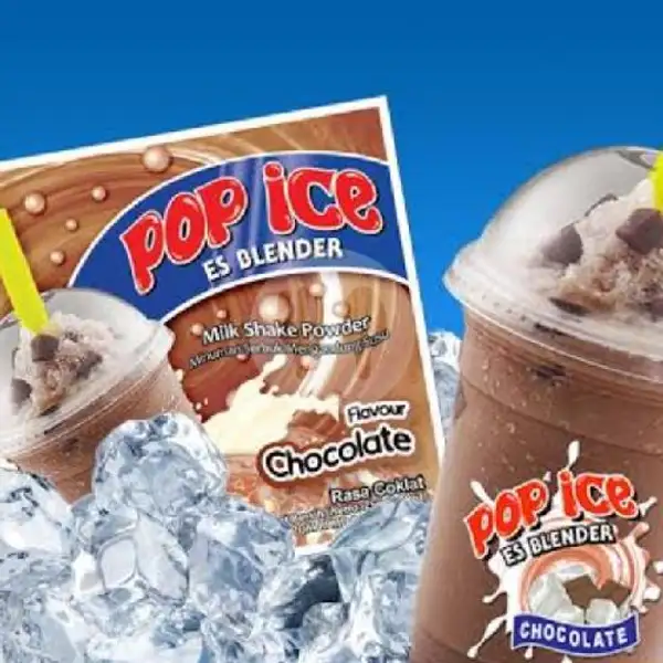 Pop Ice Coklat | Pentol Nyonyor, Rungkut