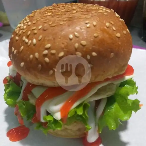 Egg Burger Cheese | Kebab Rasa