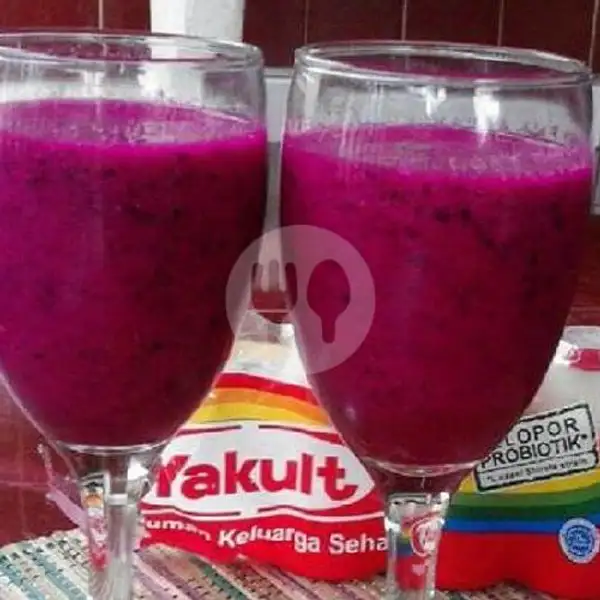 Juice Dragon Fruit Yakult Aseli | Warung Juice Baraya, Serpong