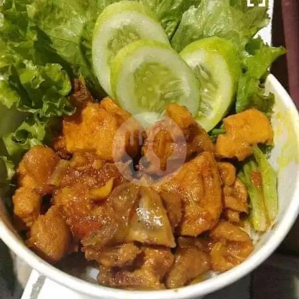 Nasi Ayam Saos Teriyaki + Es | Kedai Salsa, Grogol