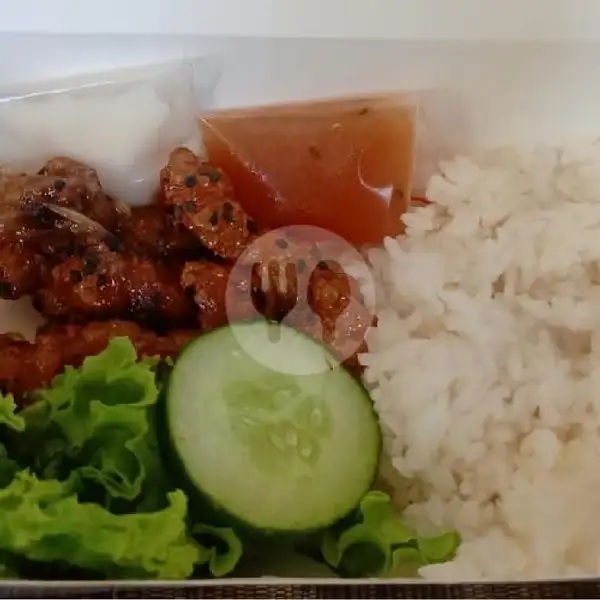 Rice Box Sweet Tamarind Chicken W/ Salad | Sushi Yummy, Nangka Selatan