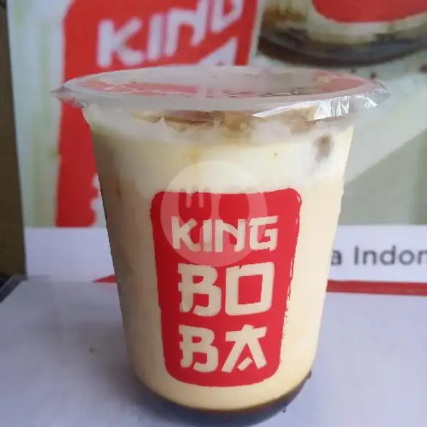 King Boba Signature Brown Sugar Macchiato | King Boba Batam
