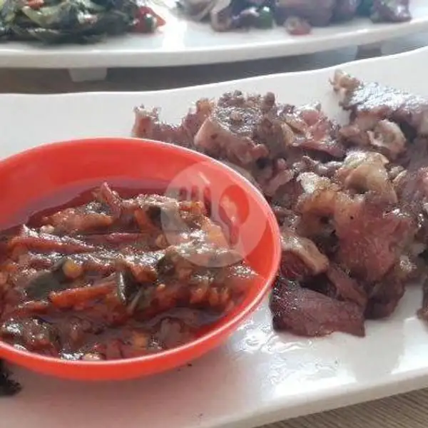 Nasi sei sapi sambal bawang | Sei Sapi / Daging Asap Tempong, Syahdan
