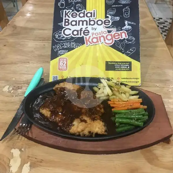 Chicken Steak | Kedai Bamboe Cafe, Tugu Macan