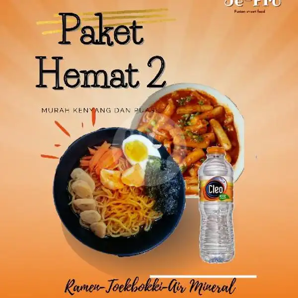 Paket Hemat 2 | Je-Fro Ramen, Toekbokki & Dimsum, Cikutra Barat