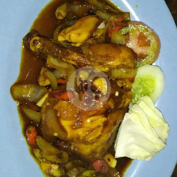 Paket Ayam Lada Hitam | Warung Makan Bejo, Umbulharjo