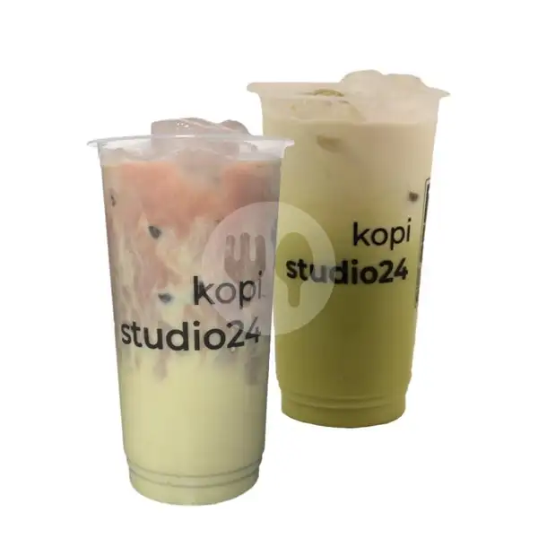 Large Beli 1 Gratis 1 (Avocado Choco + Green Tea) | Kopi Studio 24, Soekarno Hatta