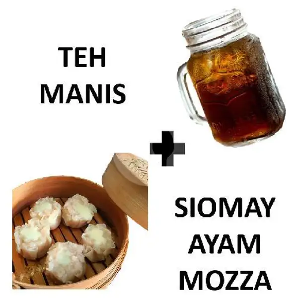 Siomay Ayam Mozza + Teh Manis | Nyamm Dimsum, Arcamanik
