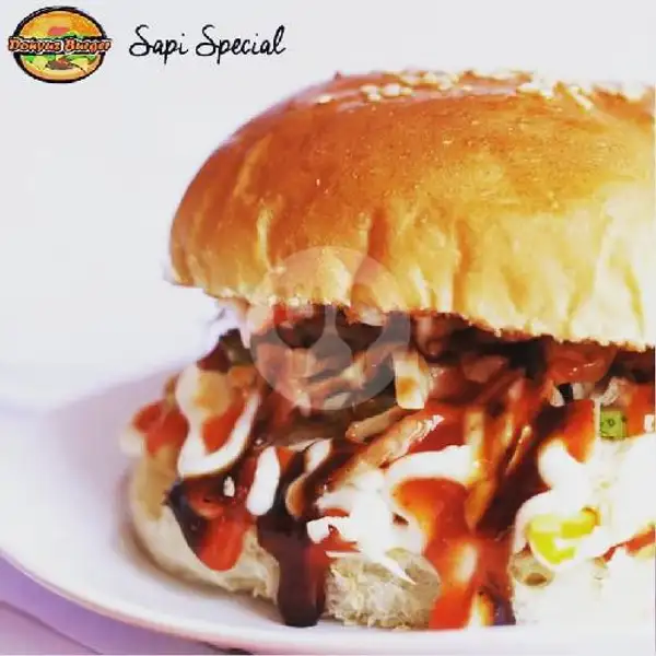 Burger Sapi Special | Gerai Md Tomyam Food, Jatinangor