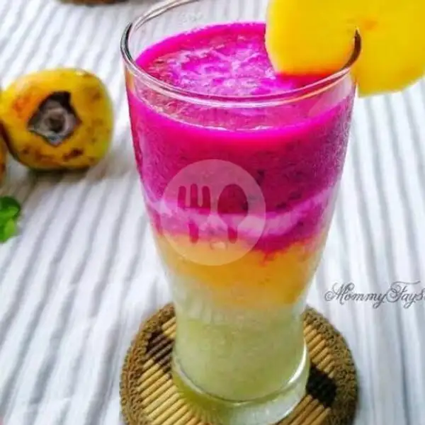 Rainbow Fruit Juice | Juice Buah Ori