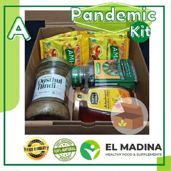 Pandemic Kit Paket A | Susu Kurma Extra Sukur dan Aneka Produk Halal, Cilodong