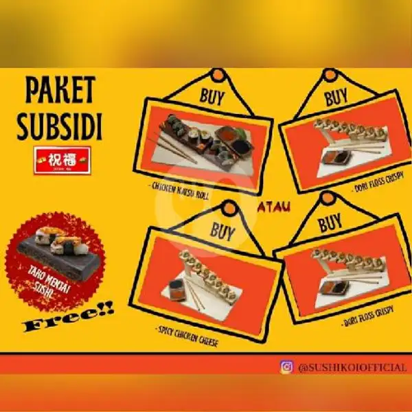 Paket Subsidi Katsu | Sushi Koi, Hankam