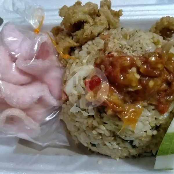 Nasi Goreng Sotong Krispy | Warung Makan Sosro Sudarmo, Nongsa