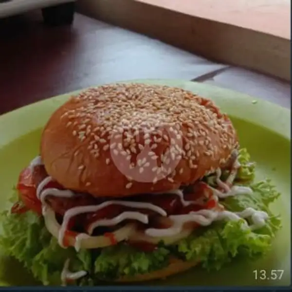 Burger Keju Daging | Roti Bakar Bandung Indatu, Aceh