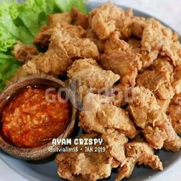 5 Ayam Crispy Berbeda Sambal Freee 1 Ayam (halal Food) | Dapoer Deo, Hawila Residence