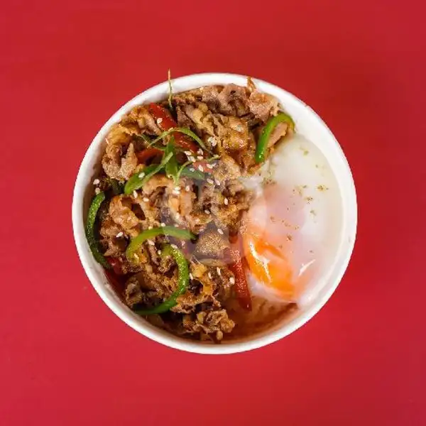 3 Beef Rice Bowl + 3 Ocha | Haki Korea BBQ, Paskal
