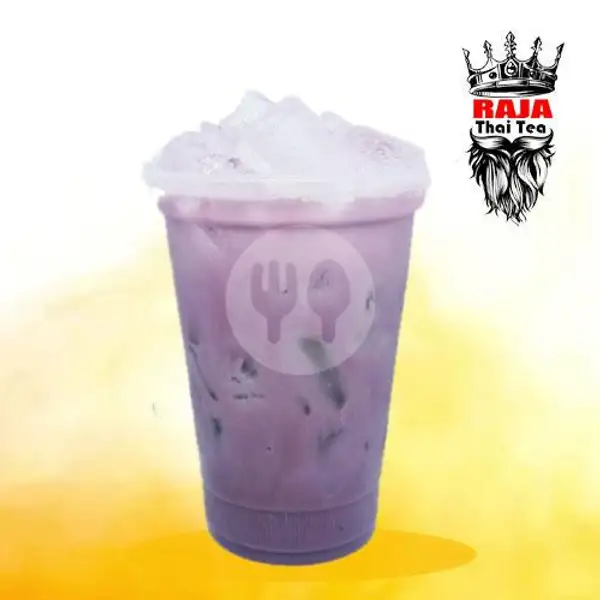 Es / Ice Taro Raja Extra Large | RAJA THAI TEA, Kopo