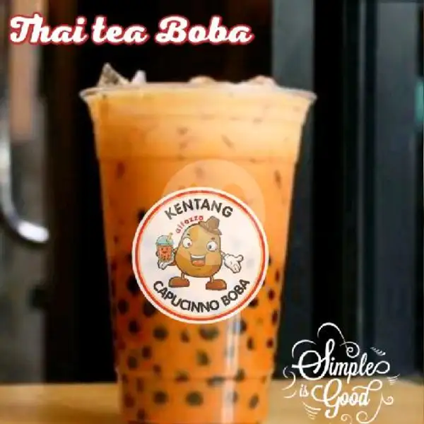 Thai Tea Boba | Kentang Al Fazza