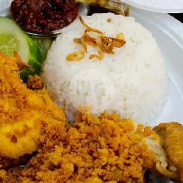 Nasi+Ayam Goreng Kremes | Ayam Bakar Mbak Tutik Cabang Ke-4, Kota Baru